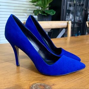 Women’s Aldo Cobalt Blue Suede Pump